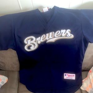 Retro Milwaukee Brewers Batting practice Jersey.